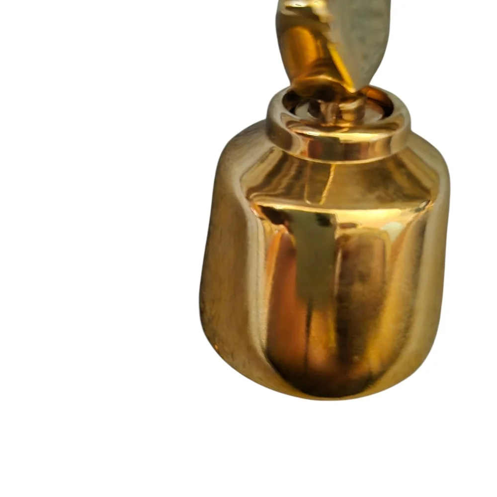 Vintage 24 Carat Gold Plate Champagne Wine Bottle Stopper In Original Box New